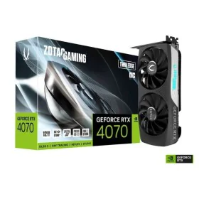 Carte Graphique Zotac GeForce RTX 4070 Twin Edge OC GEFORCE RTX 4070 12 GB GDDR6X de Zotac, Cartes graphiques - Réf : S718811...