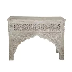 Consola Romimex Branco Madeira de mangueira 125 x 90 x 40 cm de Romimex, Jogos de móveis - Ref: D1617985, Preço: 383,98 €, De...