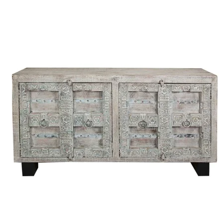 Buffet Romimex Beige Bois de manguier 163 x 92 x 40 cm de Romimex, Buffets, crédences et vaisseliers - Réf : D1617991, Prix :...