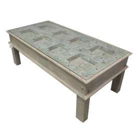 Mesa de Centro Romimex Blanco 136 x 48 x 67 cm de Romimex, Mesas - Ref: D1617993, Precio: 580,58 €, Descuento: %