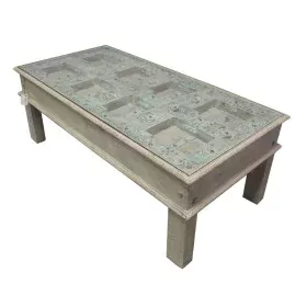 Mesa de Centro Romimex Blanco 136 x 48 x 67 cm de Romimex, Mesas - Ref: D1617993, Precio: 580,58 €, Descuento: %