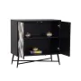 Buffet Romimex Marron Noir Doré Bois Marbre 40 x 80 x 80 cm de Romimex, Buffets, crédences et vaisseliers - Réf : D1618002, P...