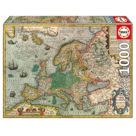 Puzzle Educa 1000 Pezzi Mappa di Educa, Puzzle classici - Rif: S7188704, Prezzo: 28,54 €, Sconto: %