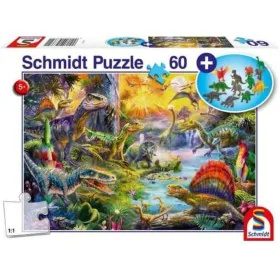 Puzzle Schmidt Spiele Dinosaurs Figuren 60 Stücke von Schmidt Spiele, Klassische Puzzles - Ref: S7189083, Preis: 31,05 €, Rab...