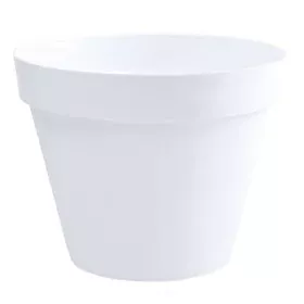 Vaso EDA Tuscan Ø 40 x 32 cm Redonda Branco Polipropileno de EDA, Vasos para flores - Ref: S7189311, Preço: 34,51 €, Desconto: %