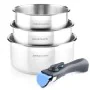 Cookware Arthur Martin 3 Pieces by Arthur Martin, Frying pan and saucepan sets - Ref: S7189338, Price: 61,70 €, Discount: %