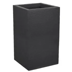 Pot EDA Graphit Up Carré Anthracite Plastique 29,5 x 29,5 x 49,5 cm de EDA, Pots de fleurs - Réf : S7189401, Prix : 51,07 €, ...