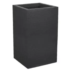 Pot EDA Graphit Up Carré Anthracite Plastique 29,5 x 29,5 x 49,5 cm de EDA, Pots de fleurs - Réf : S7189401, Prix : 50,95 €, ...