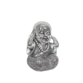 Decorative Figure Romimex Silver Resin Monk Ears 16 x 22 x 15 cm by Romimex, Collectables - Ref: D1618036, Price: 27,42 €, Di...