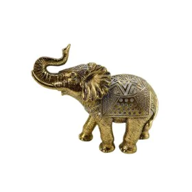 Decorative Figure Romimex Golden Elephant 16 x 14 x 7 cm by Romimex, Ornaments - Ref: D1618043, Price: 16,59 €, Discount: %