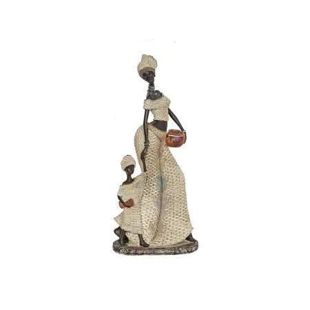 Figurine Décorative Romimex Multicouleur Résine Africaine Fille 17 x 38 x 11 cm de Romimex, Pièces de collection - Réf : D161...