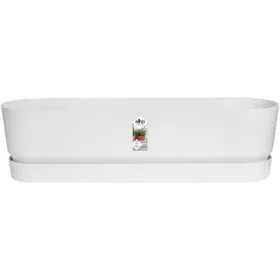 Planter Elho White 70 cm Plastic by Elho, Window Boxes - Ref: S7189761, Price: 47,36 €, Discount: %