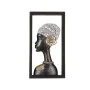 Busto Romimex Marrón Resina Mujer Sombrero 20 x 38 x 6 cm Con marco de Romimex, Esculturas - Ref: D1618093, Precio: 38,80 €, ...