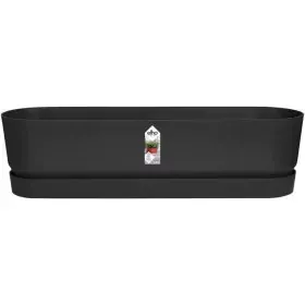 Planter Elho Black 70 cm Plastic by Elho, Window Boxes - Ref: S7189762, Price: 47,36 €, Discount: %