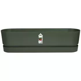 Planter Elho 50 cm Black Plastic by Elho, Window Boxes - Ref: S7189763, Price: 47,36 €, Discount: %