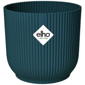 Plant pot Elho Ø 22 cm Circular Dark blue Plastic by Elho, Flower Pots - Ref: S7189771, Price: 30,25 €, Discount: %