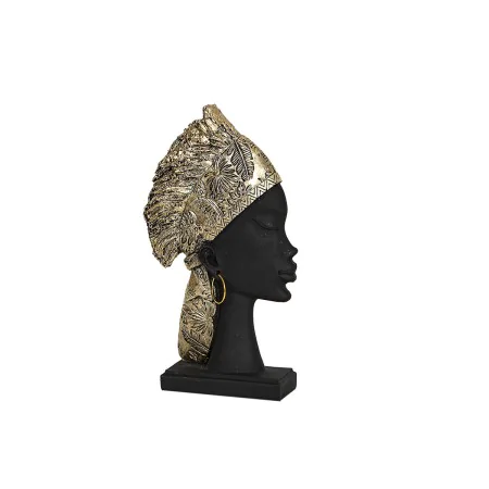 Buste Romimex Marron Résine Africaine 16 x 28 x 6 cm de Romimex, Sculptures - Réf : D1618099, Prix : 22,13 €, Remise : %