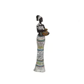 Statua Decorativa Romimex Marrone Resina Africana Vaso 11 x 41 x 7 cm di Romimex, Oggetti da collezione - Rif: D1618102, Prez...