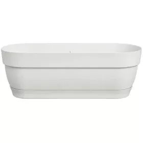 Vaso rettangolare da Balcone Elho Bianco 50 cm Azzurro Plastica di Elho, Balconiere - Rif: S7189812, Prezzo: 31,46 €, Sconto: %