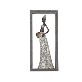 Decorative Figure Romimex Brown Resin Lady 17 x 32 x 6 cm With frame by Romimex, Collectables - Ref: D1618111, Price: 28,37 €...