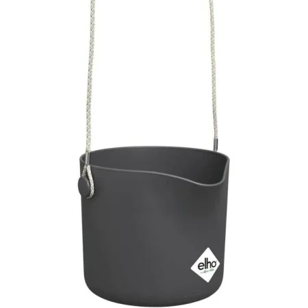 Jardinière suspendue Elho Noir Anthracite Plastique Ø 18 cm de Elho, Pots à suspendre - Réf : S7189833, Prix : 31,81 €, Remis...