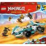 Construction set Lego Ninjago 71791 The Spinjitzu racing car: the power of the Zane Dragon Multicolour by Lego, Toy figures p...