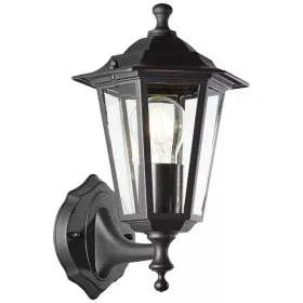 Luz de Parede Brilliant Carleen Exterior E27 Preto 60 W de Brilliant, Apliques de exterior - Ref: S7190031, Preço: 34,06 €, D...