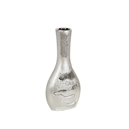 Vase Romimex Silver Ceramic 15 x 33 x 8 cm by Romimex, Vases - Ref: D1618174, Price: 20,35 €, Discount: %