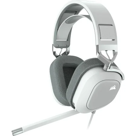 Auriculares com microfone Corsair HS80 RGB USB Branco de Corsair, Auriculares com microfones - Ref: S7190112, Preço: 197,64 €...