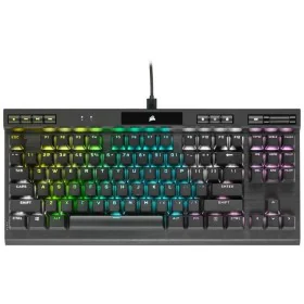 Bluetooth-Tastatur für Tablet Corsair K70 RGB TKL Schwarz Französisch AZERTY von Corsair, Tastaturen - Ref: S7190149, Preis: ...