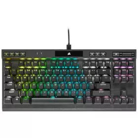 Clavier Bluetooth avec Support pour Tablette Corsair K70 RGB TKL Noir Français AZERTY de Corsair, Claviers - Réf : S7190149, ...