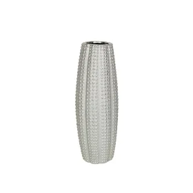 Florero Romimex Plateado Porcelana 15 x 40 x 15 cm de Romimex, Jarrones - Ref: D1618186, Precio: 38,27 €, Descuento: %