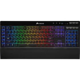 Clavier Corsair Azerty Français Noir de Corsair, Claviers - Réf : S7190153, Prix : 104,98 €, Remise : %