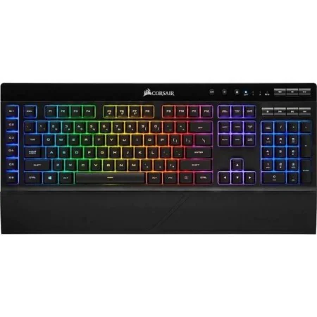 Clavier Corsair Azerty Français Noir de Corsair, Claviers - Réf : S7190153, Prix : 105,56 €, Remise : %