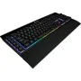 Clavier Corsair Azerty Français Noir de Corsair, Claviers - Réf : S7190153, Prix : 105,56 €, Remise : %