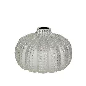 Vase Romimex Silver Porcelain Spherical 25 x 17 x 25 cm by Romimex, Vases - Ref: D1618190, Price: 44,79 €, Discount: %