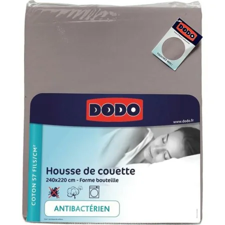 Housse de Couette DODO Antibactérien Taupe 240 x 220 cm de DODO, Couettes et housses de couette - Réf : S7190359, Prix : 43,7...