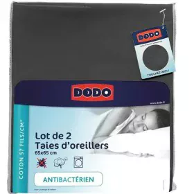 Taie d'oreiller DODO 2 Unités Blanc Anthracite 65 x 65 cm de DODO, Draps et taies d'oreiller - Réf : S7190363, Prix : 25,23 €...