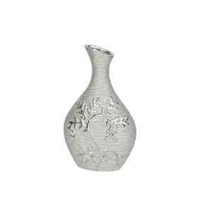 Vase Romimex Silver Porcelain 15 x 26 x 8 cm by Romimex, Vases - Ref: D1618205, Price: 14,81 €, Discount: %