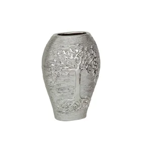 Vase Romimex Silver Porcelain 18 x 26 x 10 cm by Romimex, Vases - Ref: D1618208, Price: 18,25 €, Discount: %