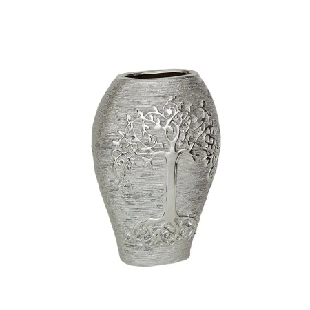 Vase Romimex Argenté Porcelaine 18 x 26 x 10 cm de Romimex, Vases - Réf : D1618208, Prix : 19,48 €, Remise : %