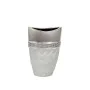 Vaso Romimex Argentato Ceramica 16 x 24 x 9 cm di Romimex, Vasi - Rif: D1618224, Prezzo: 28,44 €, Sconto: %