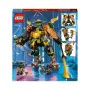 Construction set Lego Ninjago 71794 The Ninjas Lloyd and Arin robot team by Lego, Toy figures playsets - Ref: S7190784, Price...