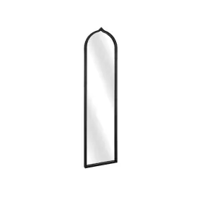 Wall mirror Romimex Black Metal 29 x 120 x 2 cm by Romimex, Wall-Mounted Mirrors - Ref: D1618238, Price: 128,53 €, Discount: %