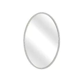 Wall mirror Romimex Silver Metal 56 x 82 x 3 cm Oval by Romimex, Wall-Mounted Mirrors - Ref: D1618241, Price: 113,97 €, Disco...