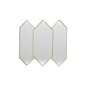 Espelho de parede Romimex Dourado Metal Losangos 5 x 69 x 70 cm de Romimex, Espelhos de parede - Ref: D1618251, Preço: 133,78...