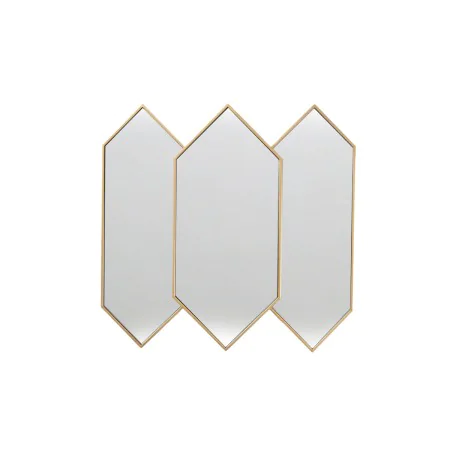 Miroir mural Romimex Doré Métal Losanges 5 x 69 x 70 cm de Romimex, Miroirs muraux - Réf : D1618251, Prix : 133,78 €, Remise : %