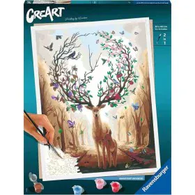 Jogo de Trabalhos Manuais Ravensburger Magic Deer 30 x 40 cm de Ravensburger, Tinta - Ref: S7191087, Preço: 39,45 €, Desconto: %