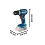 Berbequim Percutor BOSCH Professional GSB 18V-45 18 V de BOSCH, Berbequim e aparafusadoras - Ref: S7191135, Preço: 177,99 €, ...