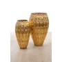 Conjunto de 2 Vasos Alexandra House Living Dourado Metal 54 x 87 x 54 cm (2 Peças) de Alexandra House Living, Jarrões - Ref: ...